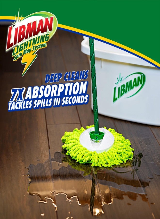 Libman Commercial Libman Lightning Spin Mop Refills - Case of 2 - Image 2